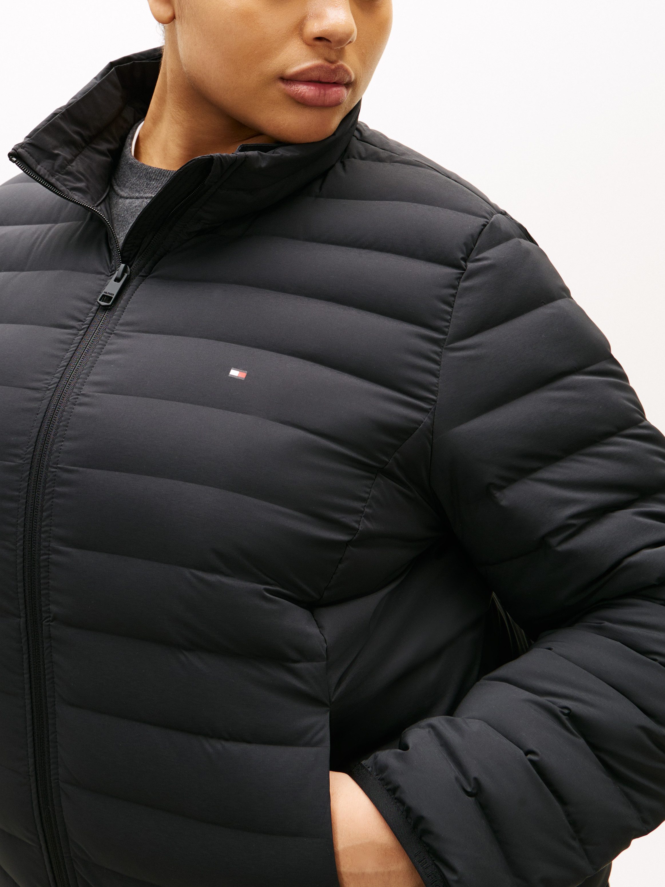 Tommy Hilfiger Curve Steppjacke CRV STRETCH NYLON LW DOWN JACKET in großen Größen