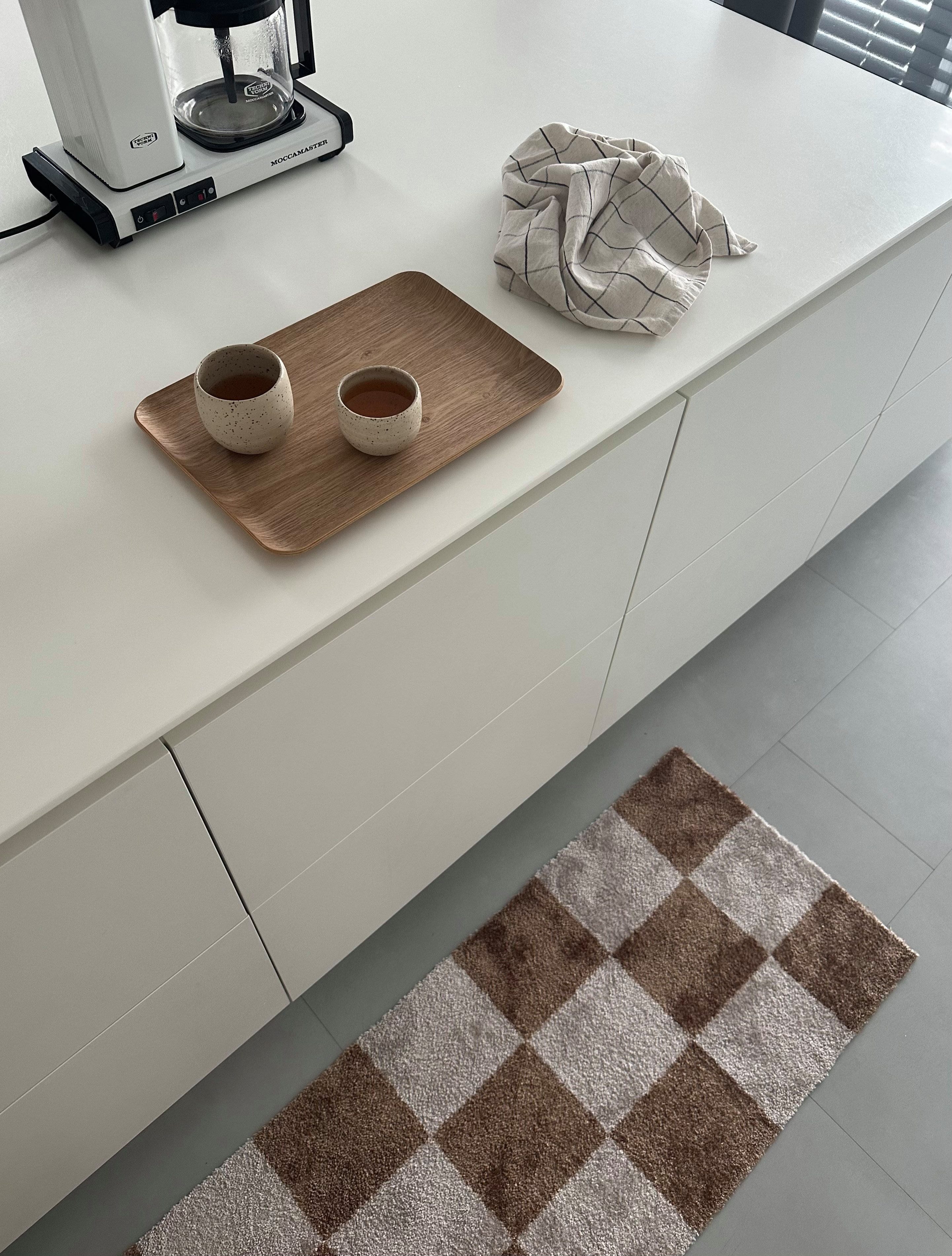 Mad about Mats Fußmatte kariert für innen, Indoor Türvorleger auch als Läufer erhältlich., Fußmatten Karo Design in verschiedenen Farben mit passenden Läufern