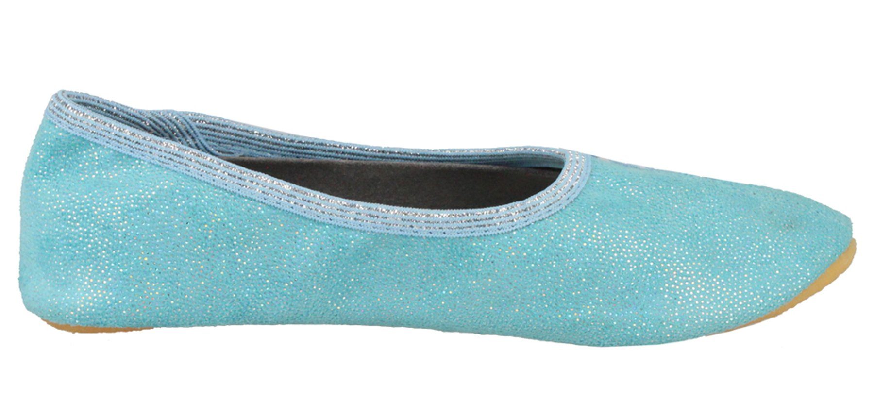 Beck Schläppchen Ice Dance Gymnastikschuh Schlittschuh-Patch & Glitzer