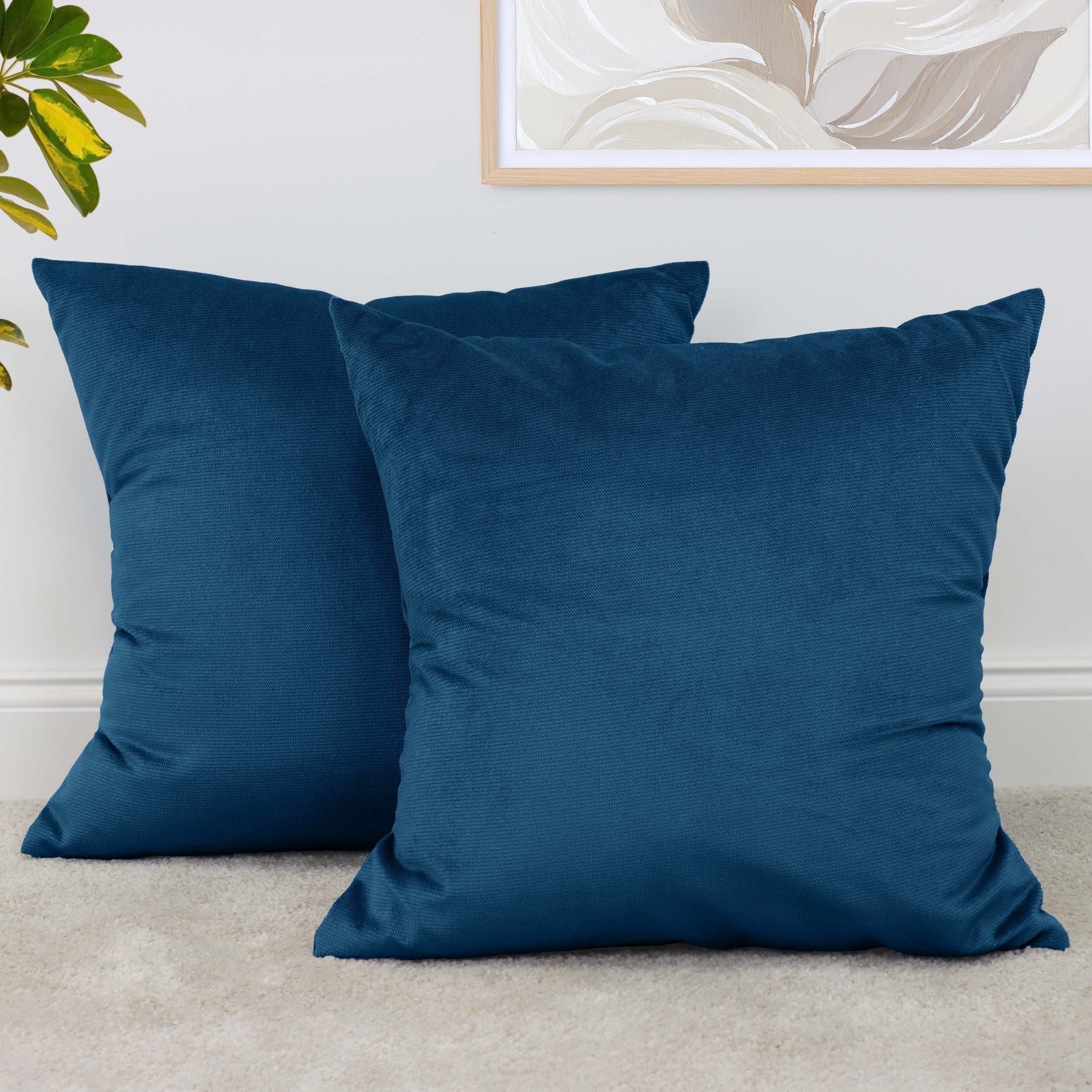 Amilian Dekokissen 2er Set - Kissen mit Füllung und Bezug - Sofakissen, Zie günstig online kaufen
