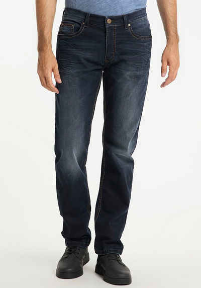 Pioneer Authentic Jeans Straight-Jeans »Rando« Dicke Nähte