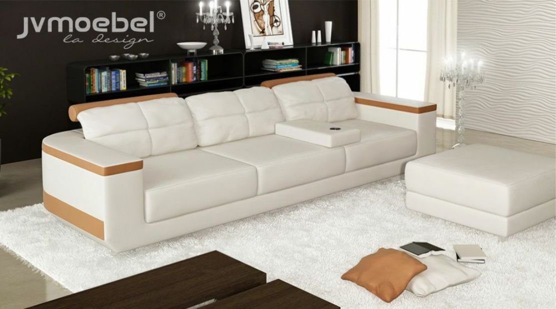 Sofa 3 Sofas Sofa, couchen Textil xxl Sitzer Modern Sofa Big Stil Couch JVmoebel