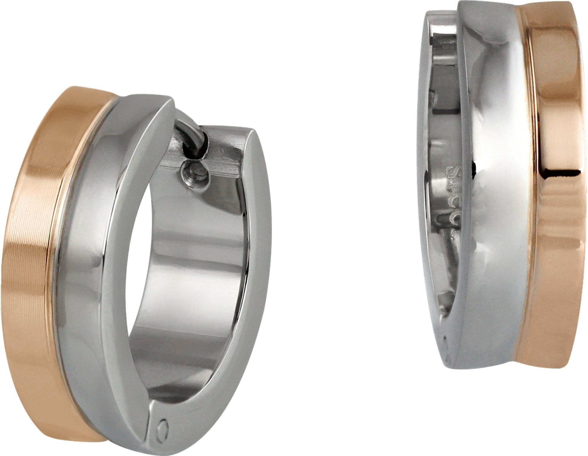 Amello Paar Creolen Amello Ohrringe Edelstahl Creolen 16mm (Creolen), Damen günstig online kaufen