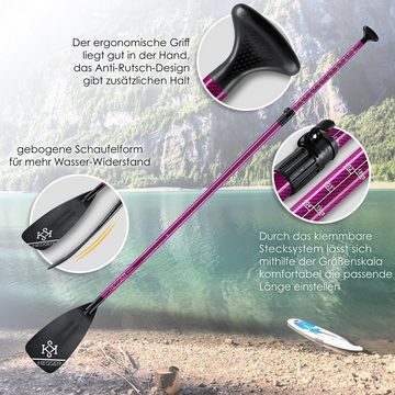 KESSER SUP-Paddel, Paddel Carbon Professional Speed 3-teilig für SUP Kayak