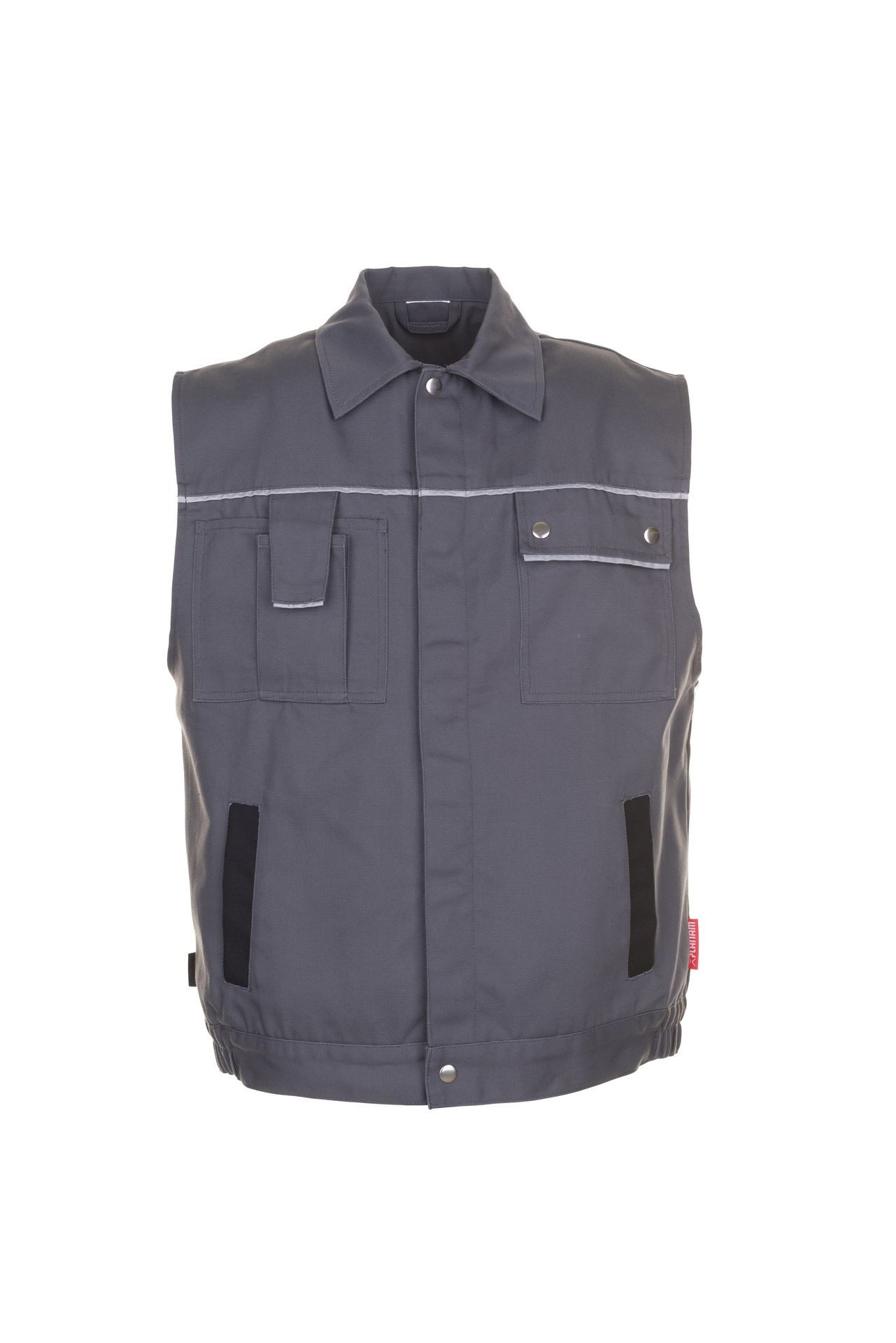 Planam Arbeitsweste PLANAM Herren Weste CANVAS-320 Reflex CORDURA® Grau/Schwarz