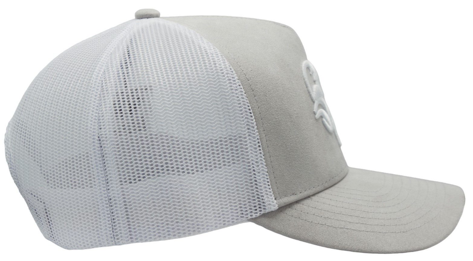 Bexxwell Trucker Cap mit 3D Logo-Stickerei, Wildleder-Optik (optimale Passform, Unisex)
