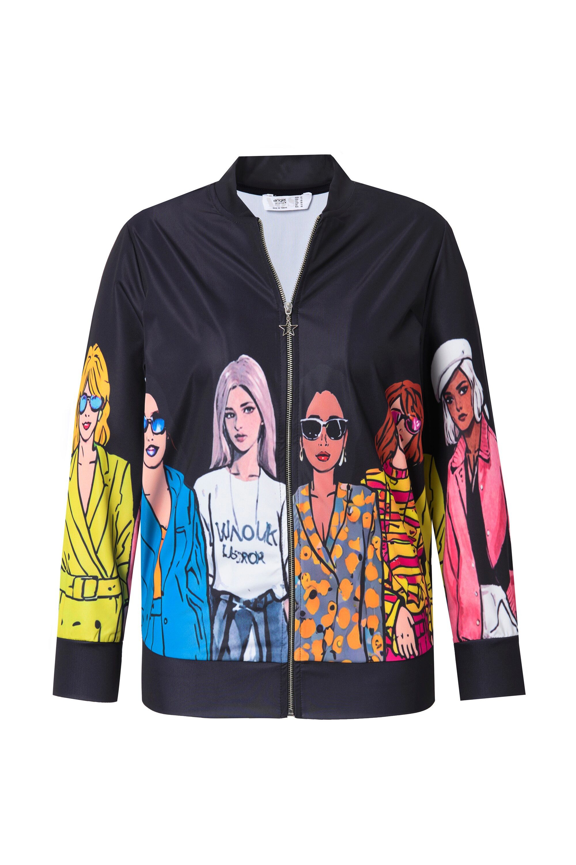 Angel of Style Kurzjacke Blouson Scuba Frauen-Druck günstig online kaufen