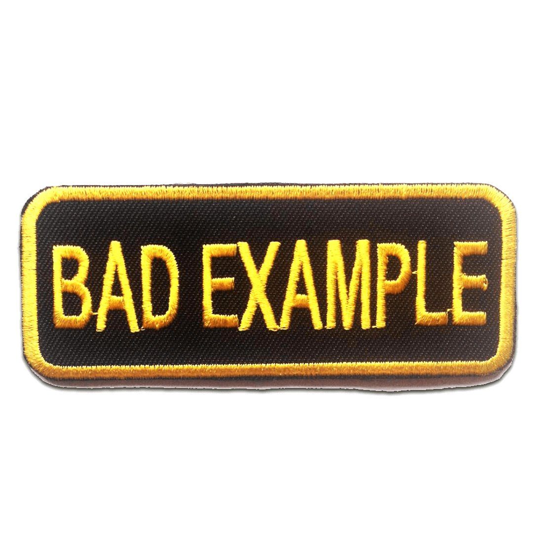 Catch the Patch Пластырь Bügelbild, Aufbügler, Applikationen, Patches, Flicken, zum aufbügeln, Polyester, BAD EXAMPLE Biker - Größe: 9.1 x 3.6 cm