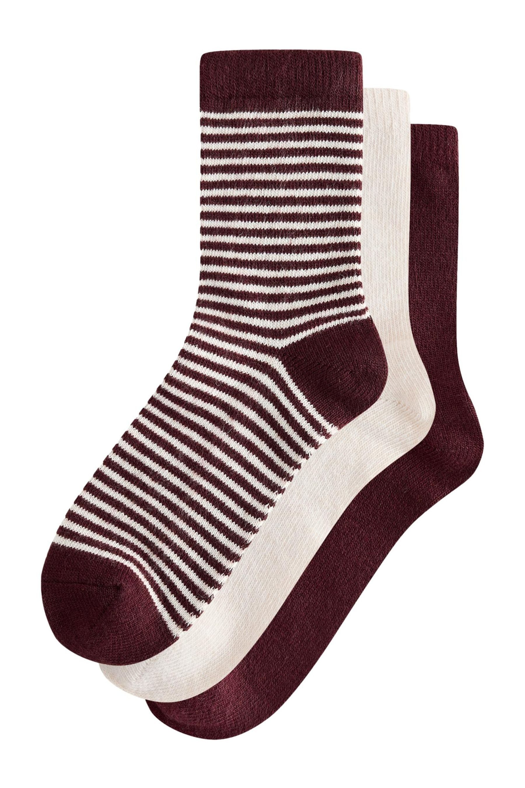 Next Thermosocken Thermosöckchen aus Wollmischung im 3er-Pack (3-Paar)