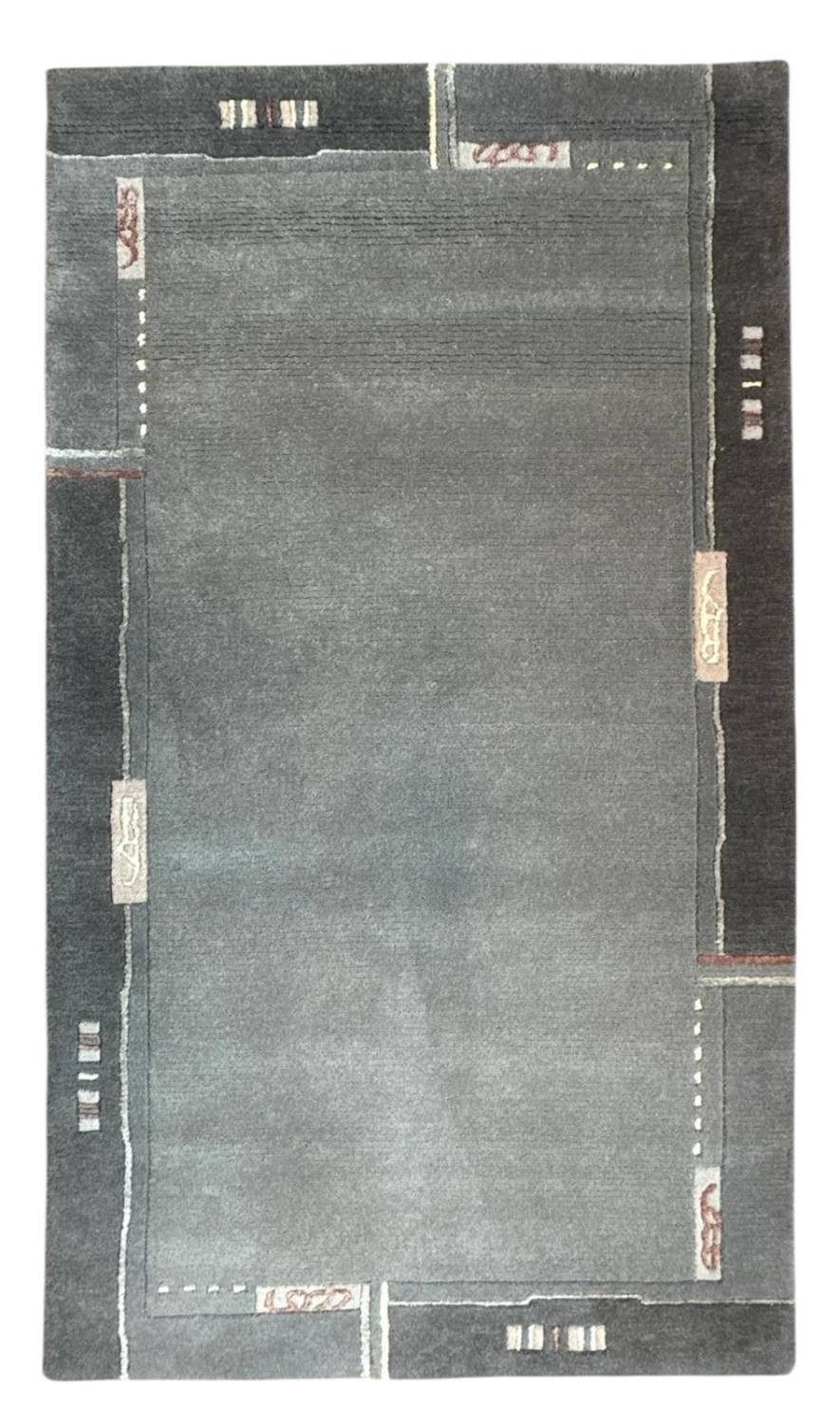 Rug Studios Teppich VENUS NEPAL - HANDGEKNÜPFT MODERN, Rechteckig, Höhe: 20 mm, Handgeknüpft, 170 x 240 cm, Grau