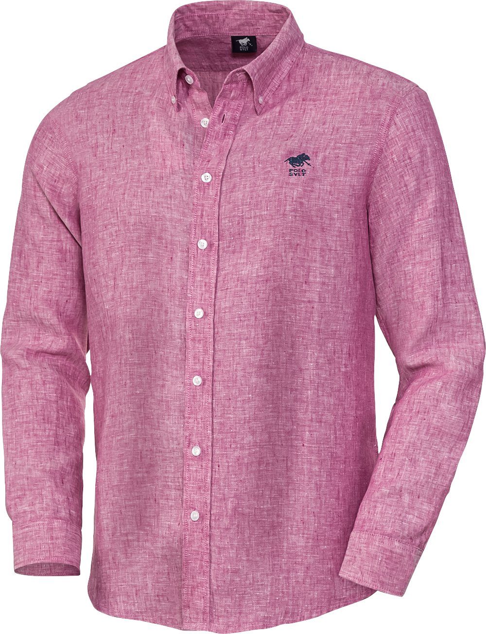 Polo Sylt Langarmhemd Baumwoll-Leinen-Mix, natürlich thermoregulierend günstig online kaufen