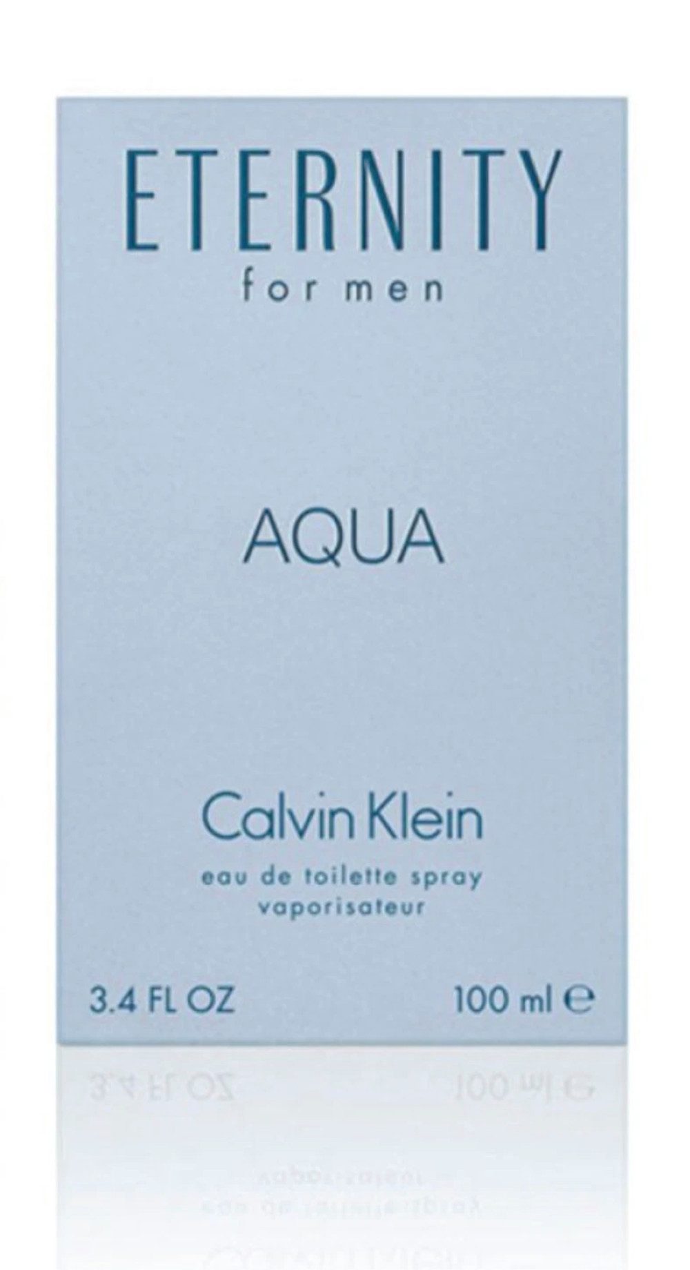 Klein Eau de Toilette Calvin Eternity Aqua Eau De Toilette Duft 100 ML, Erfrischend, maskulin und zeitlos modern