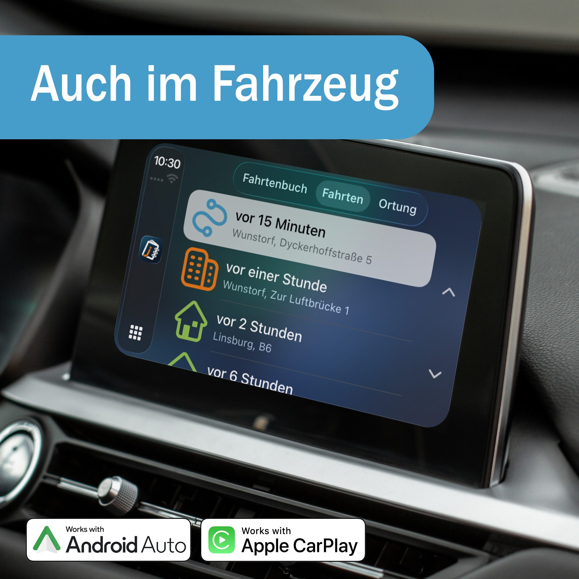 GPSauge jammer.net GPS-System (Finanzamtkonformes digitales Fahrtenbuch mit OBD2-Stecker & App)