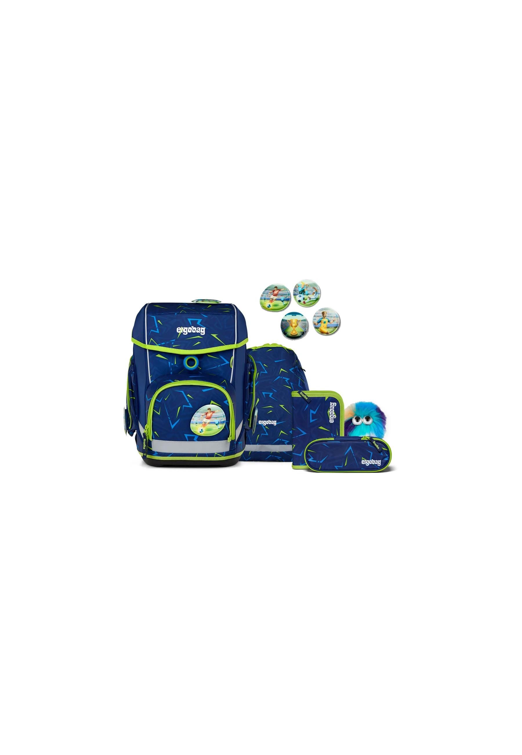 ergobag Schulranzen cubo Bundle Set (6-tlg., 6-teiliges Set)