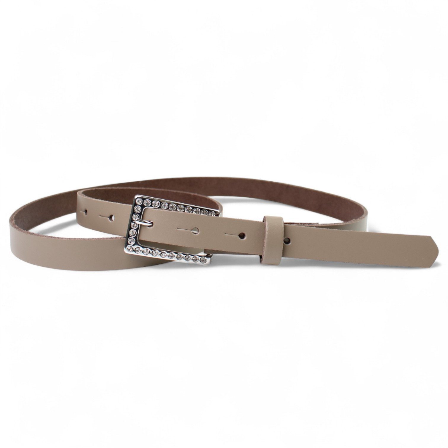 Taillengürtel Damen Rindleder schmal