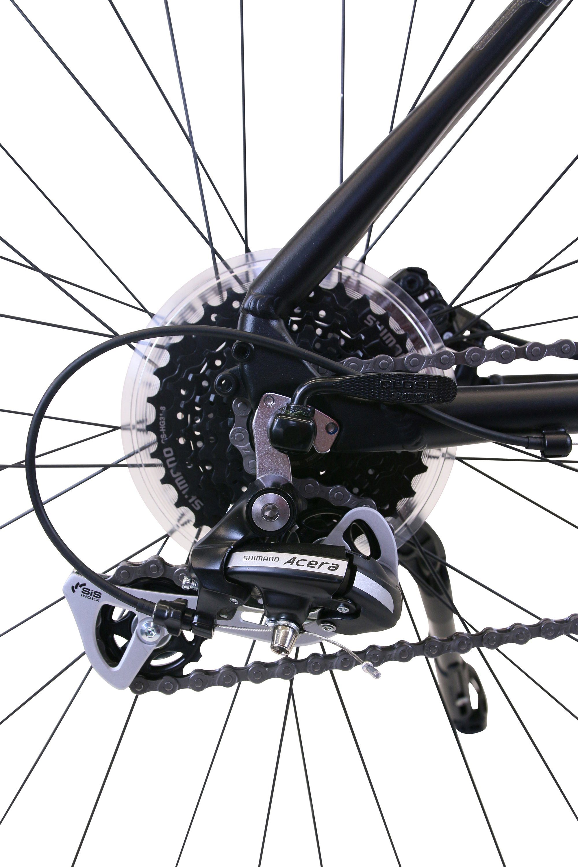 Performance Mountainbike, 24 Gang Shimano ACERA RDM360 Kettenschaltung Schaltwerk