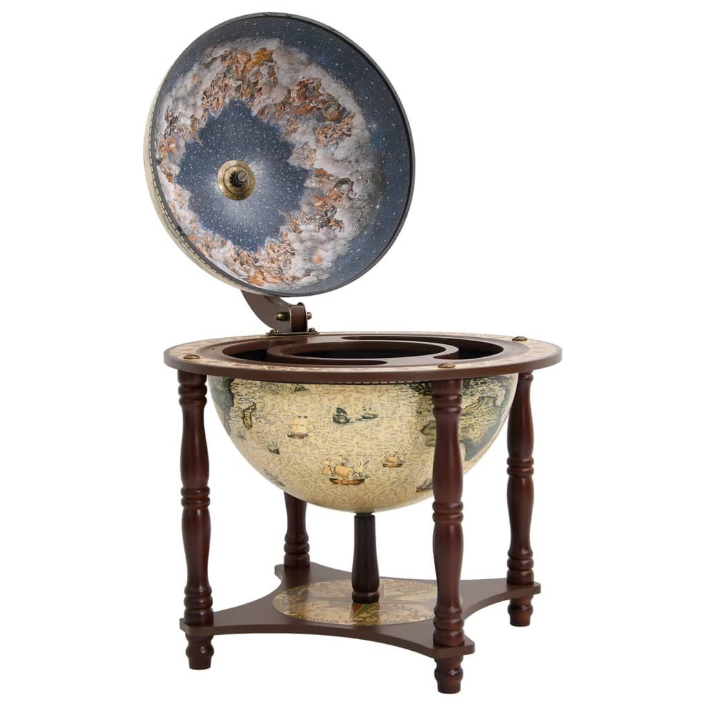 vidaXL Barschrank Globus-Bar Braun Massivholz Eukalyptus (1-St)