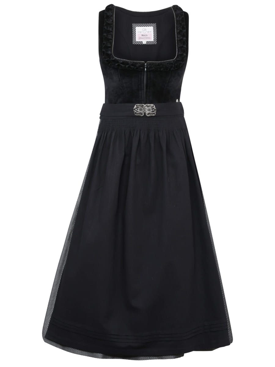 MarJo Dirndl Dirndl Polling 70cm Länge schwarz