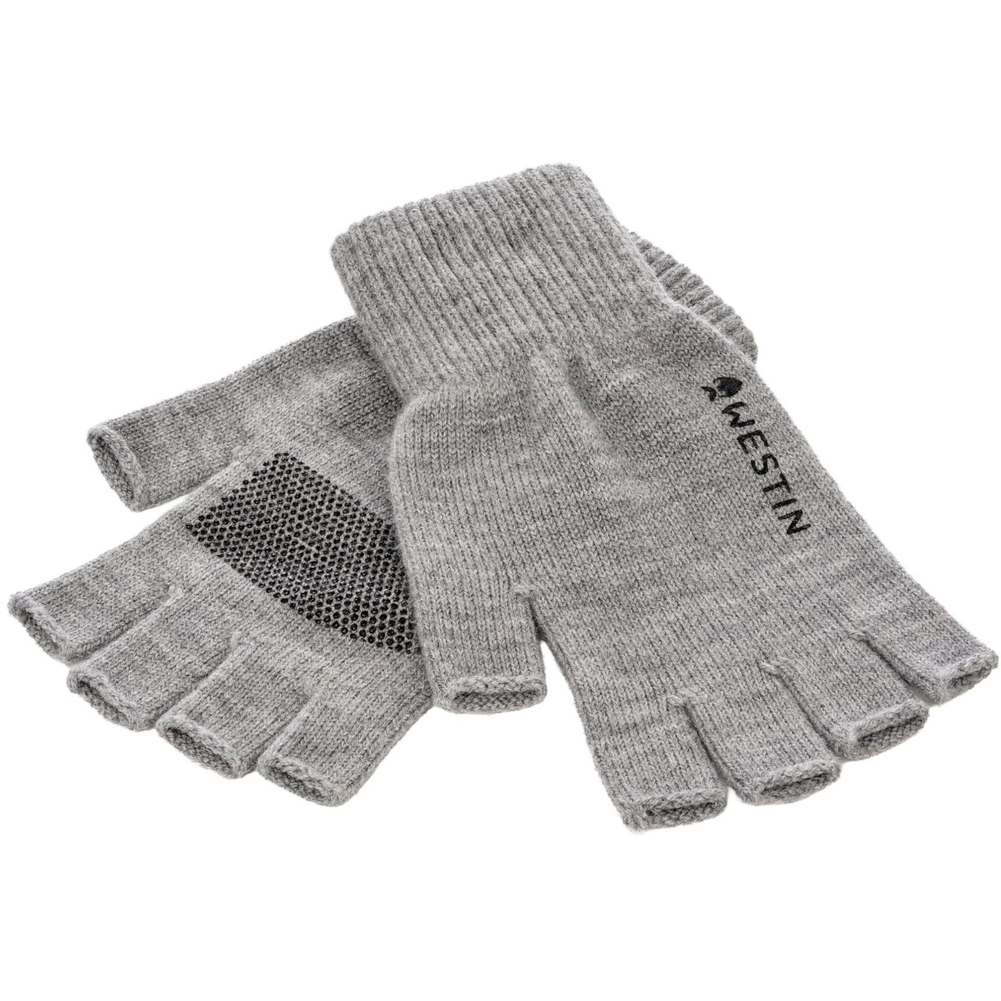 WESTIN Angelhandschuhe Merino Wool Hlf Gloves Light Grey Melange