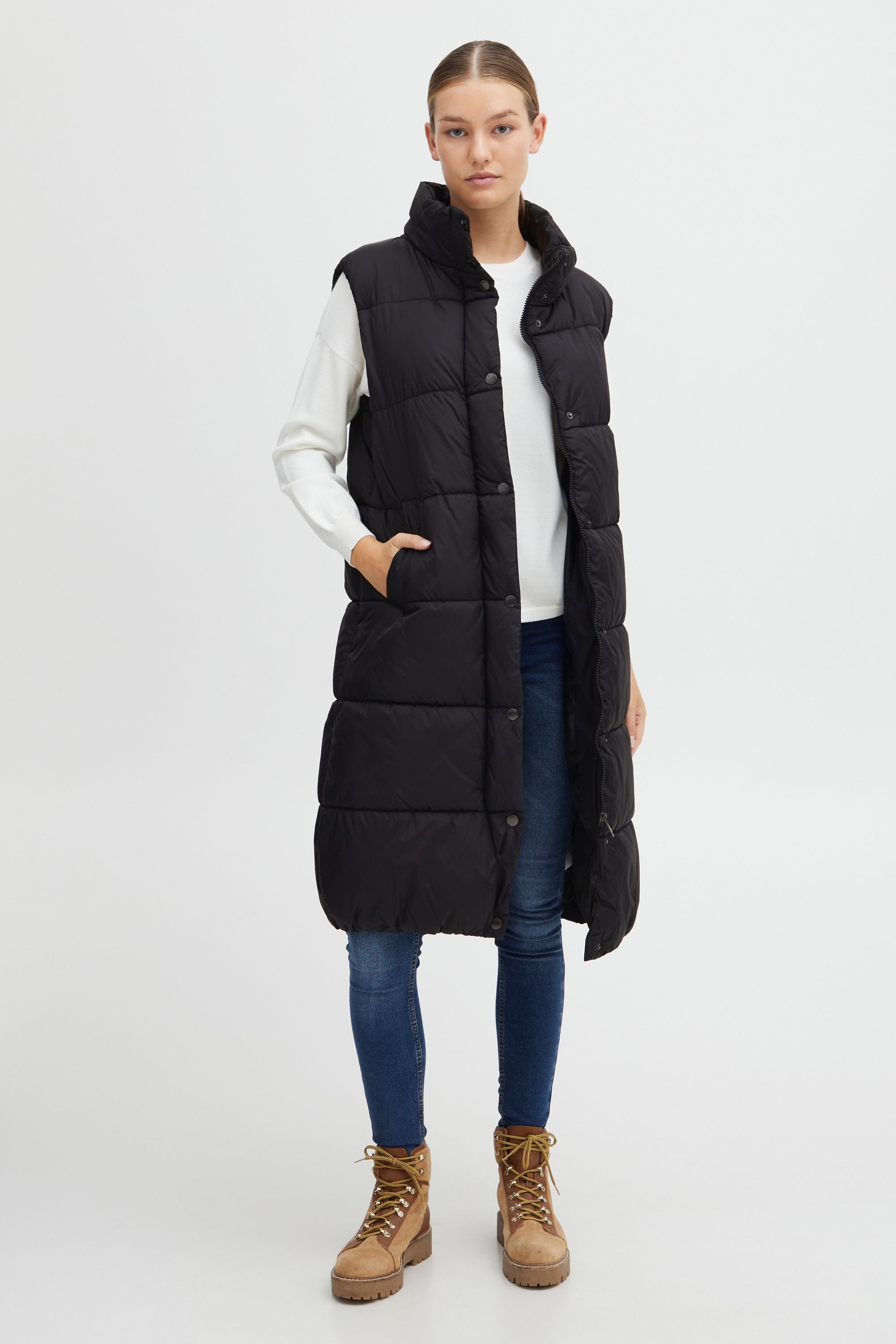 OXMO Longweste OXBodani 21800110-ME Modische Jacke günstig online kaufen