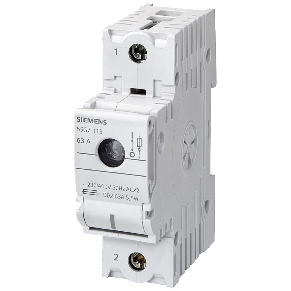 Stromverteiler Siemens 5SG7113 Lasttrennschalter Sicherungsgröße = D02 63 A 230 V