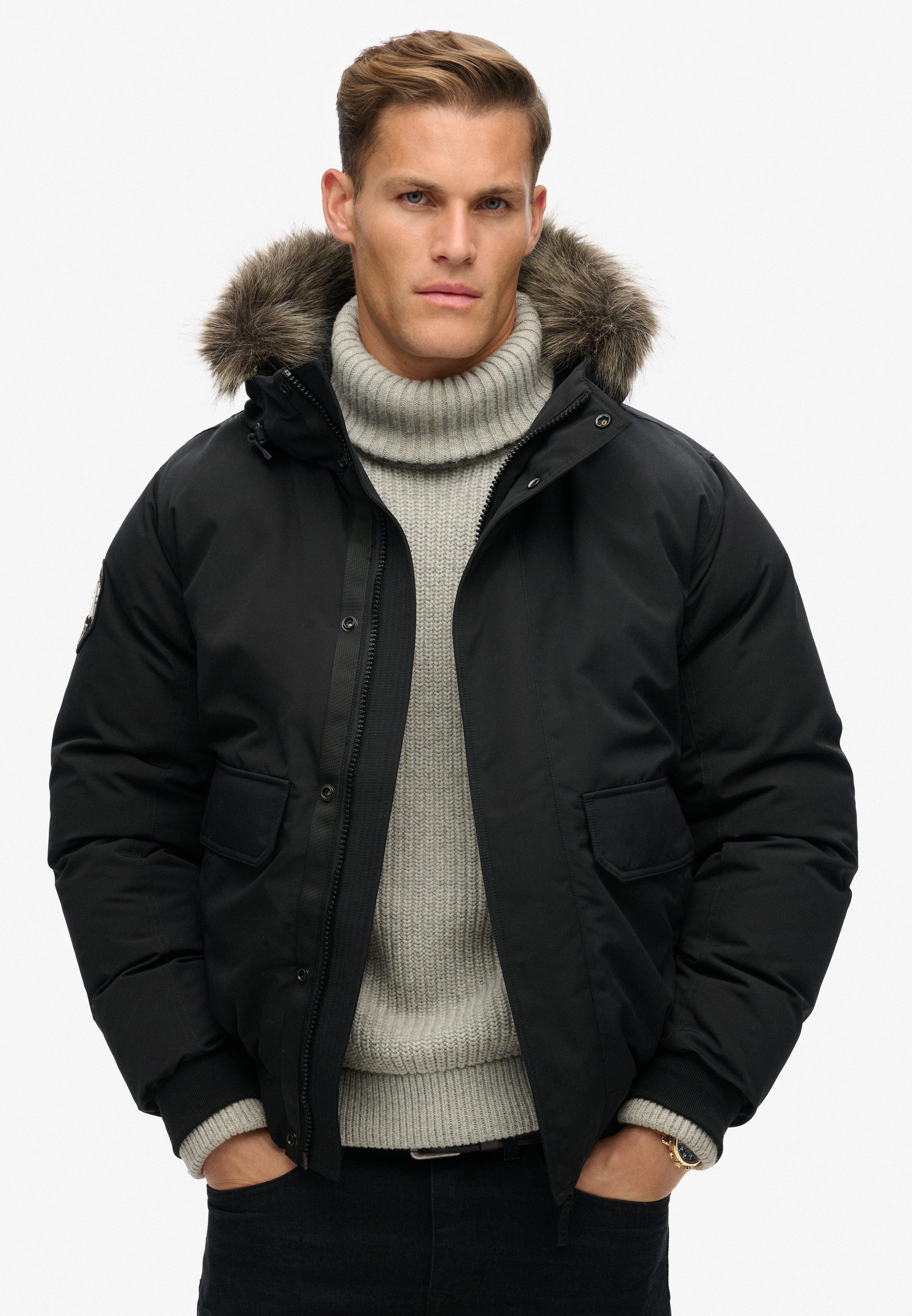 Superdry Steppjacke EVEREST FAUX FUR BOMBER günstig online kaufen