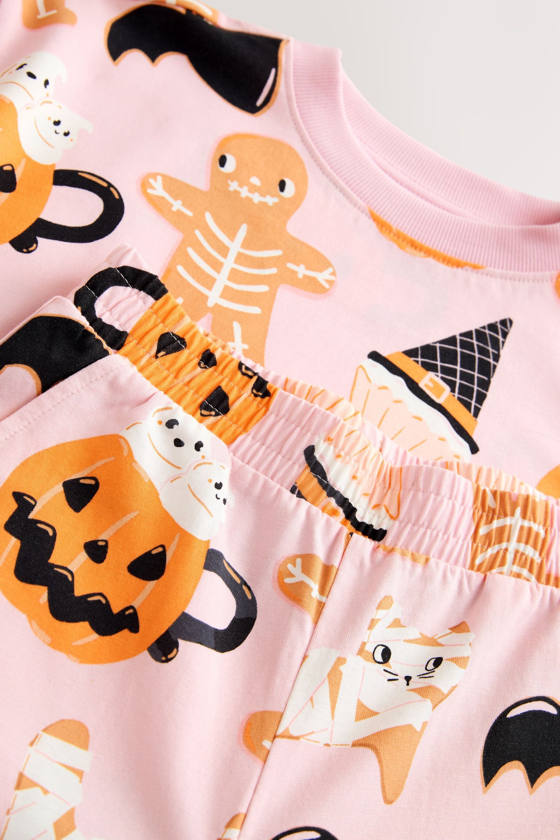 Next Pyjama 1er-Pack Schlafanzug mit Halloween-Print (2 tlg)