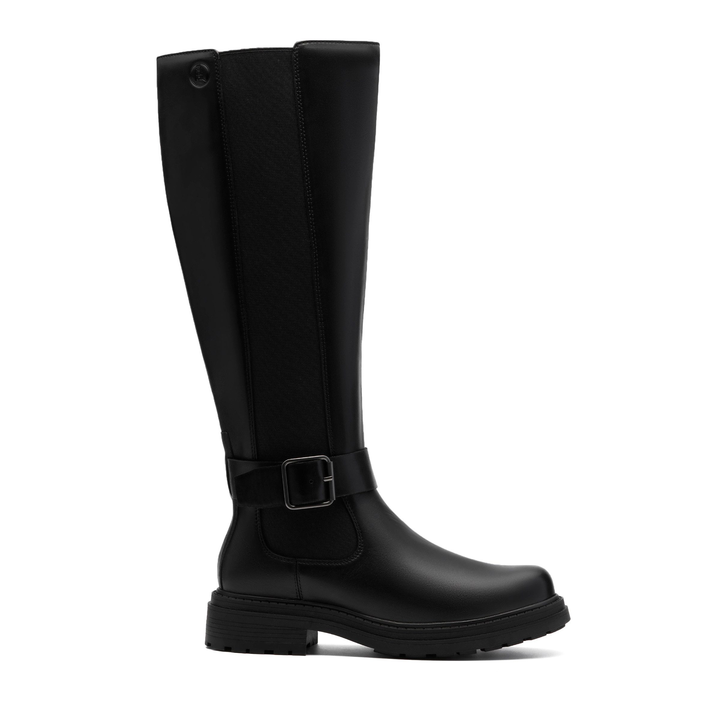 Clarks Orinoco 3 Tall Stiefel Plateauschuh, Reiterstiefel mit Lederinnensohle