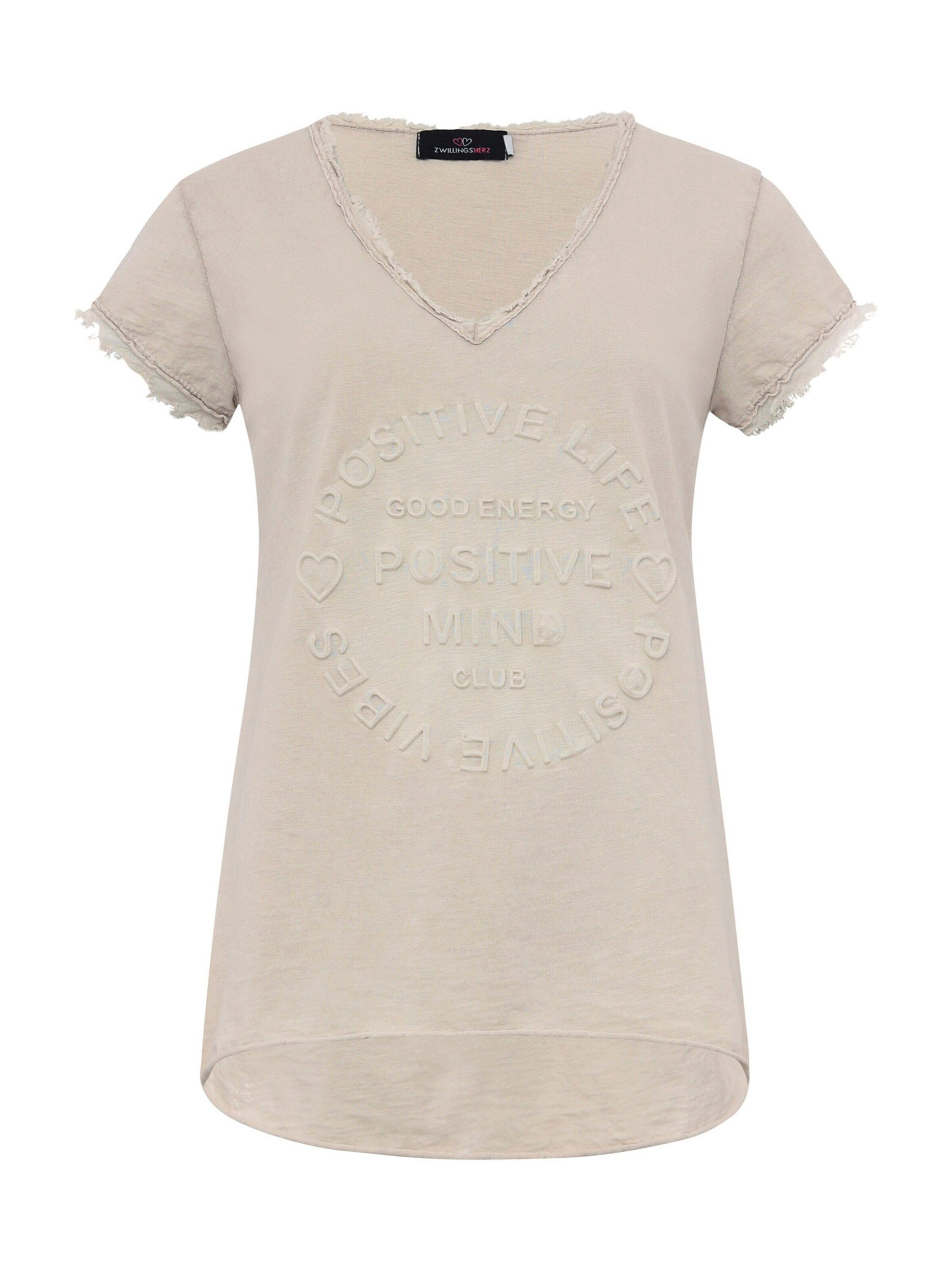 Zwillingsherz T-Shirt Positive Mind (1-tlg) Weiteres günstig online kaufen