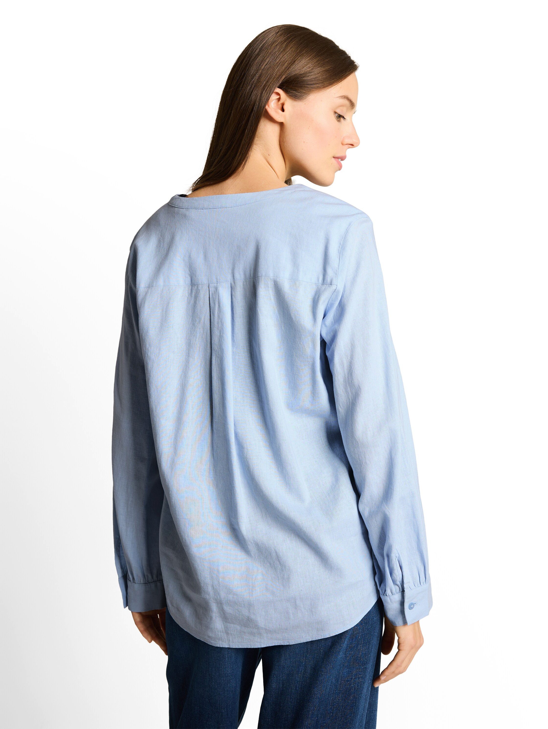 TOM TAILOR Langarmbluse mit Viskose