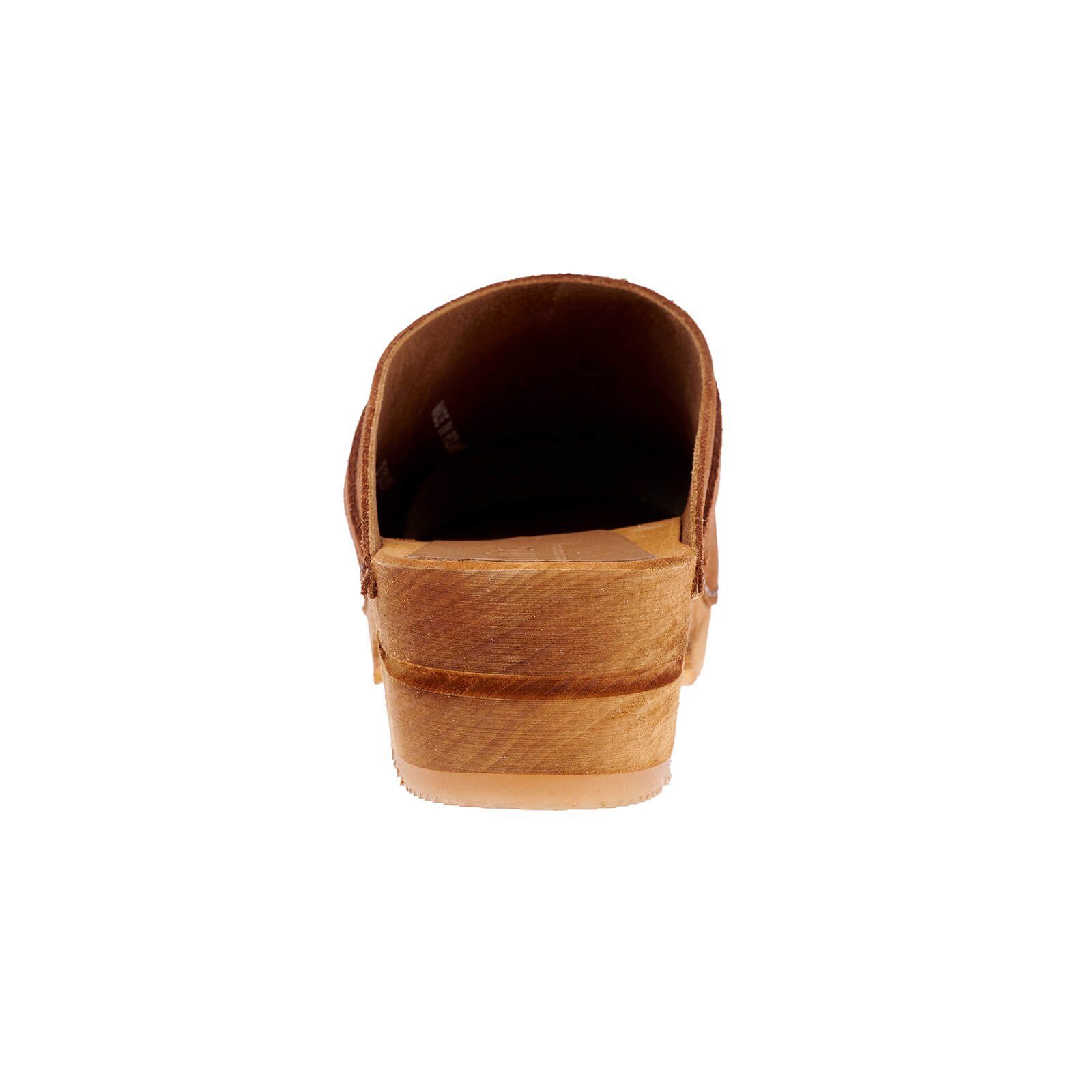 Sanita Wood-Hedi Open Clog Cognac Sandale