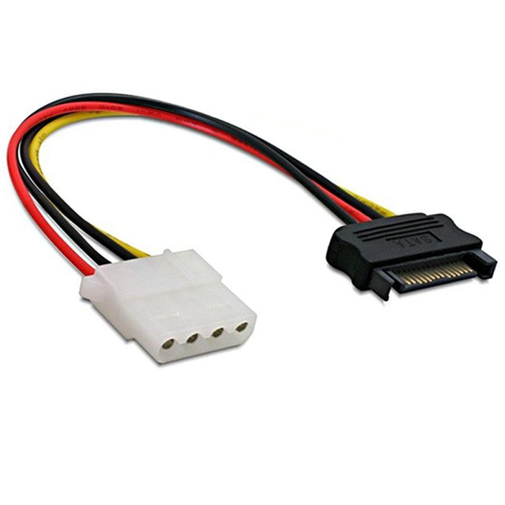 K29 SATA Stecker auf Molex 4-pin Buchse Adapter Kabel 15cm Stromkabel Computer-Kabel