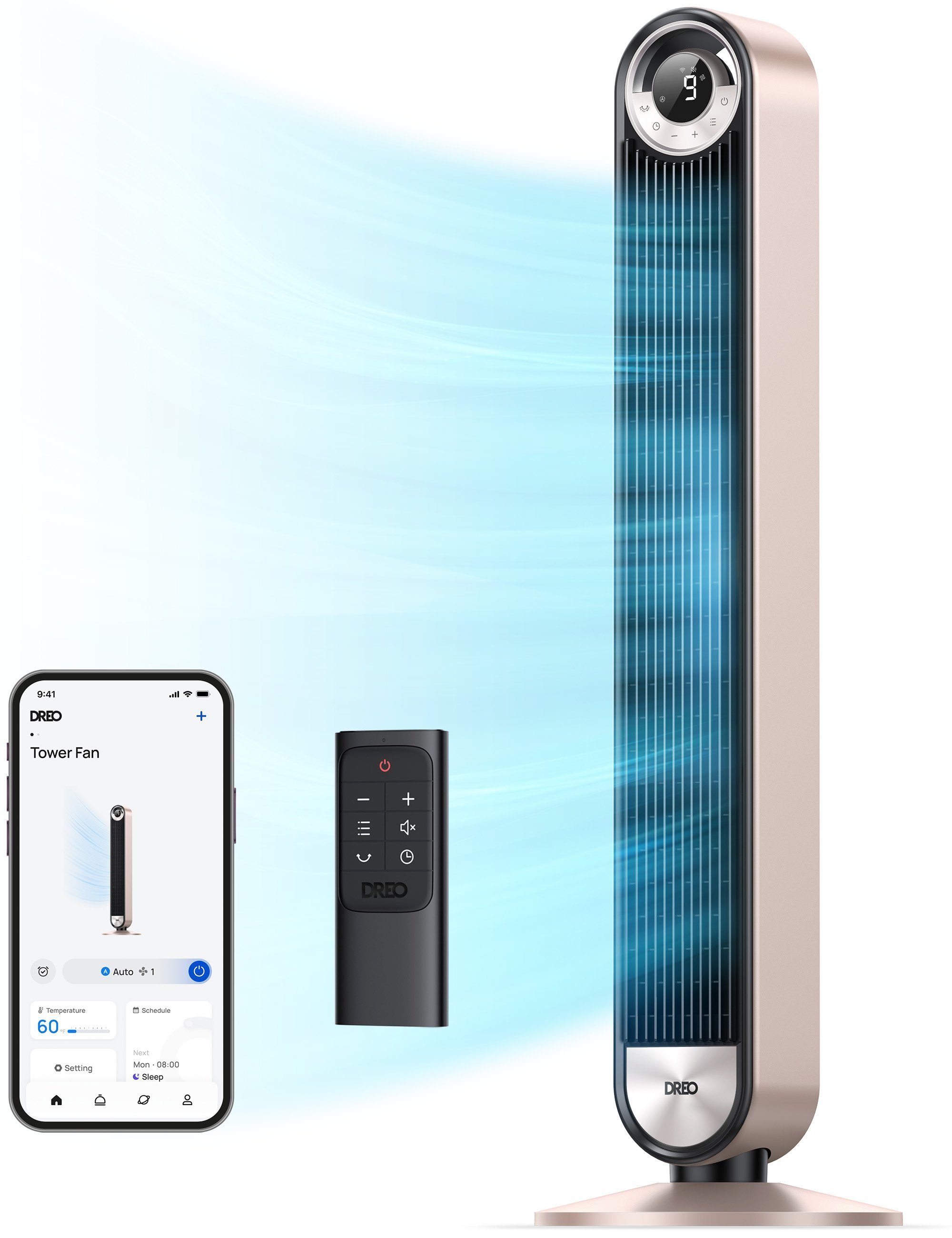 Dreo Turmventilator DOTF09S, 106cm 4 Modi günstig online kaufen