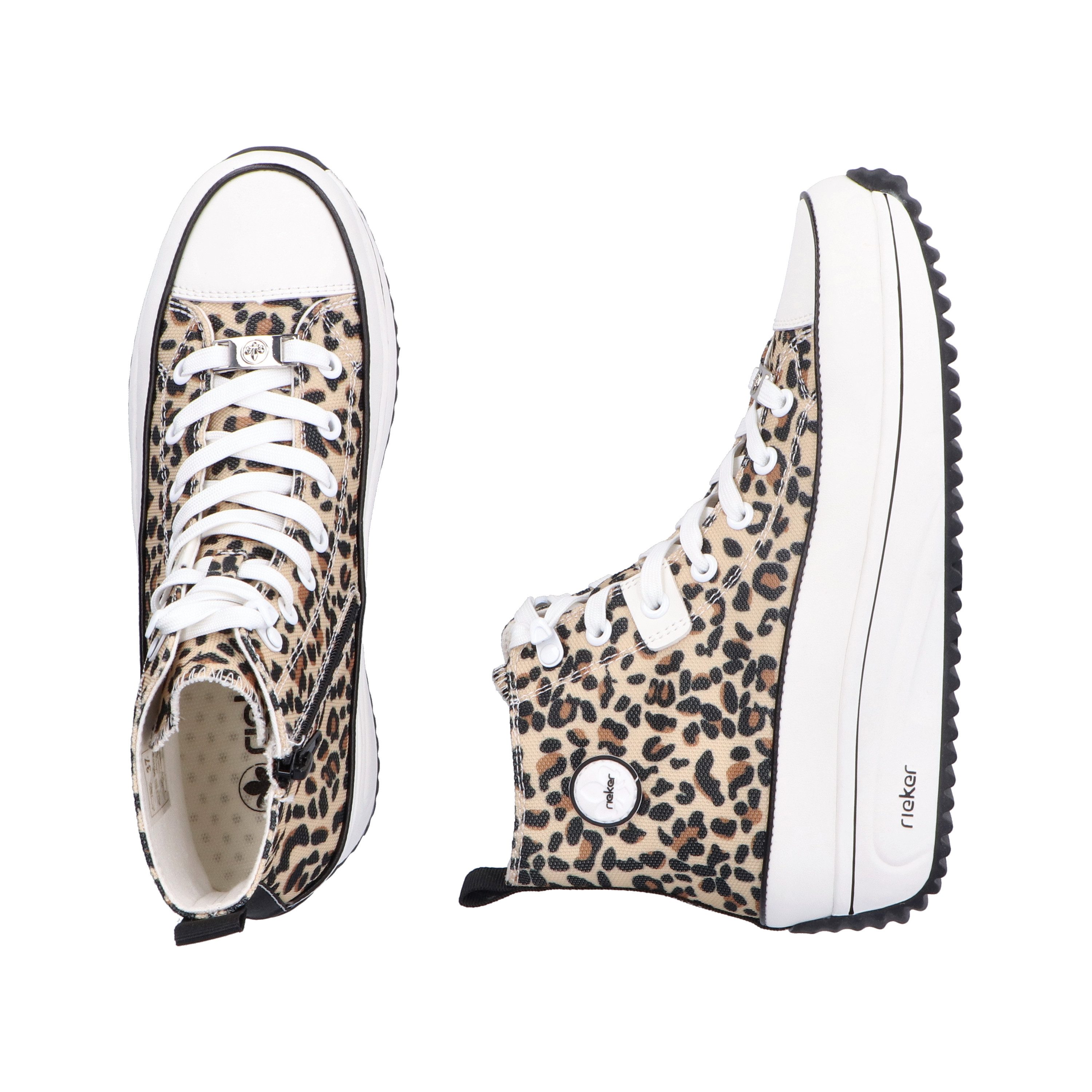 Rieker Plateausneaker High Top-Sneaker, Schnürboots in bequemer Form