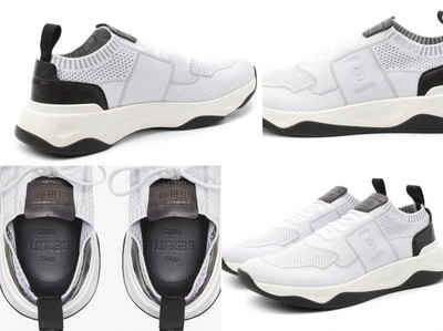 Berluti BERLUTI Shadow Knit Mesh Leather Sock Sneakers Socken Trainers Schuhe Sneaker
