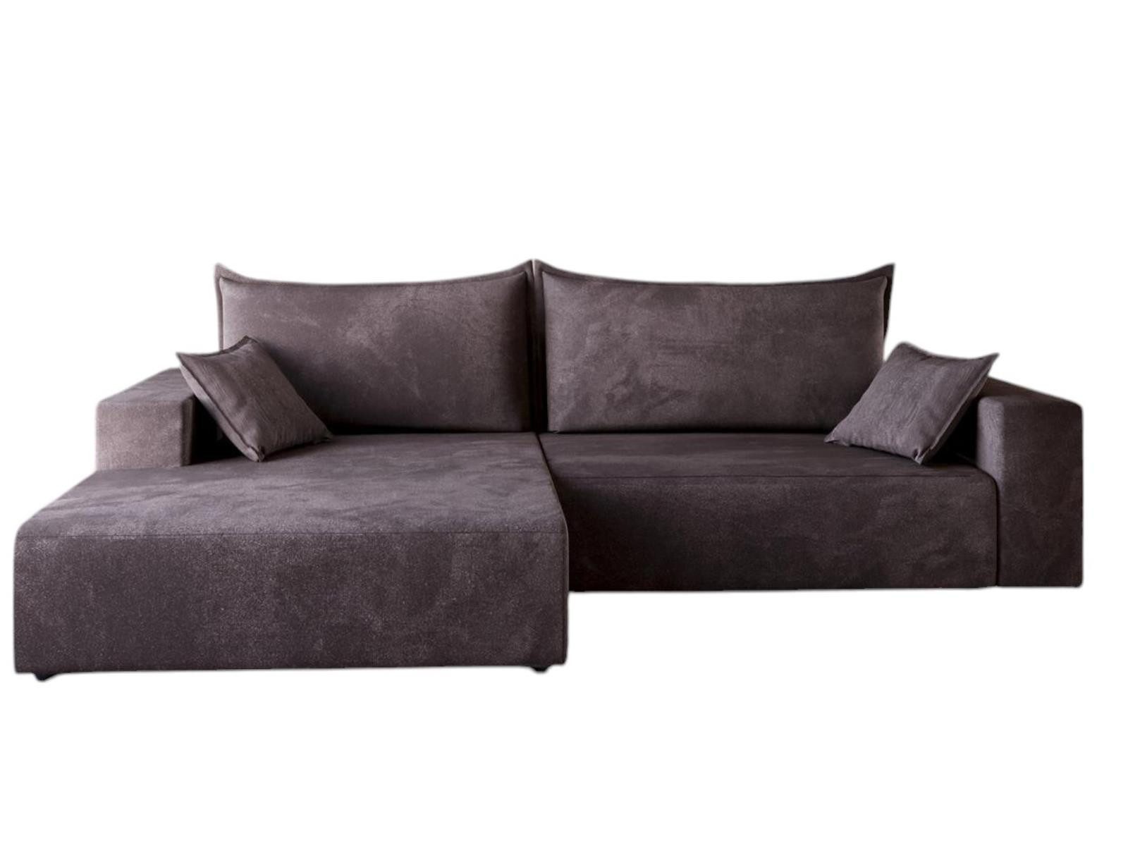 Compleo Ecksofa modern design, 240 cm breit, Modern Couch L mit Schlaffunkt günstig online kaufen
