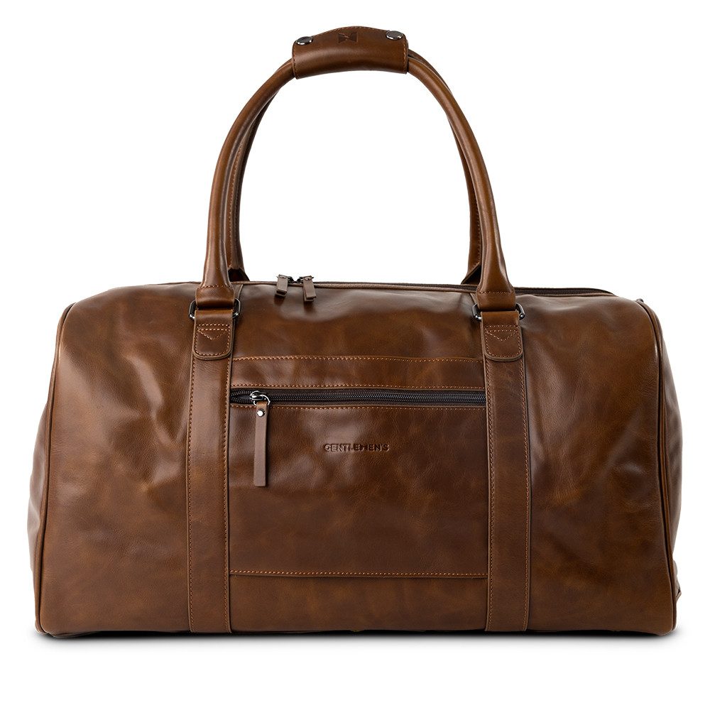 Gentlemen's Небольшие сумки для поездок  Heidelberg - Hochwertige Handgepäck-Tasche für Reisen & Business, Spanisches Echtleder, mit Schultergurt und Trackerfach