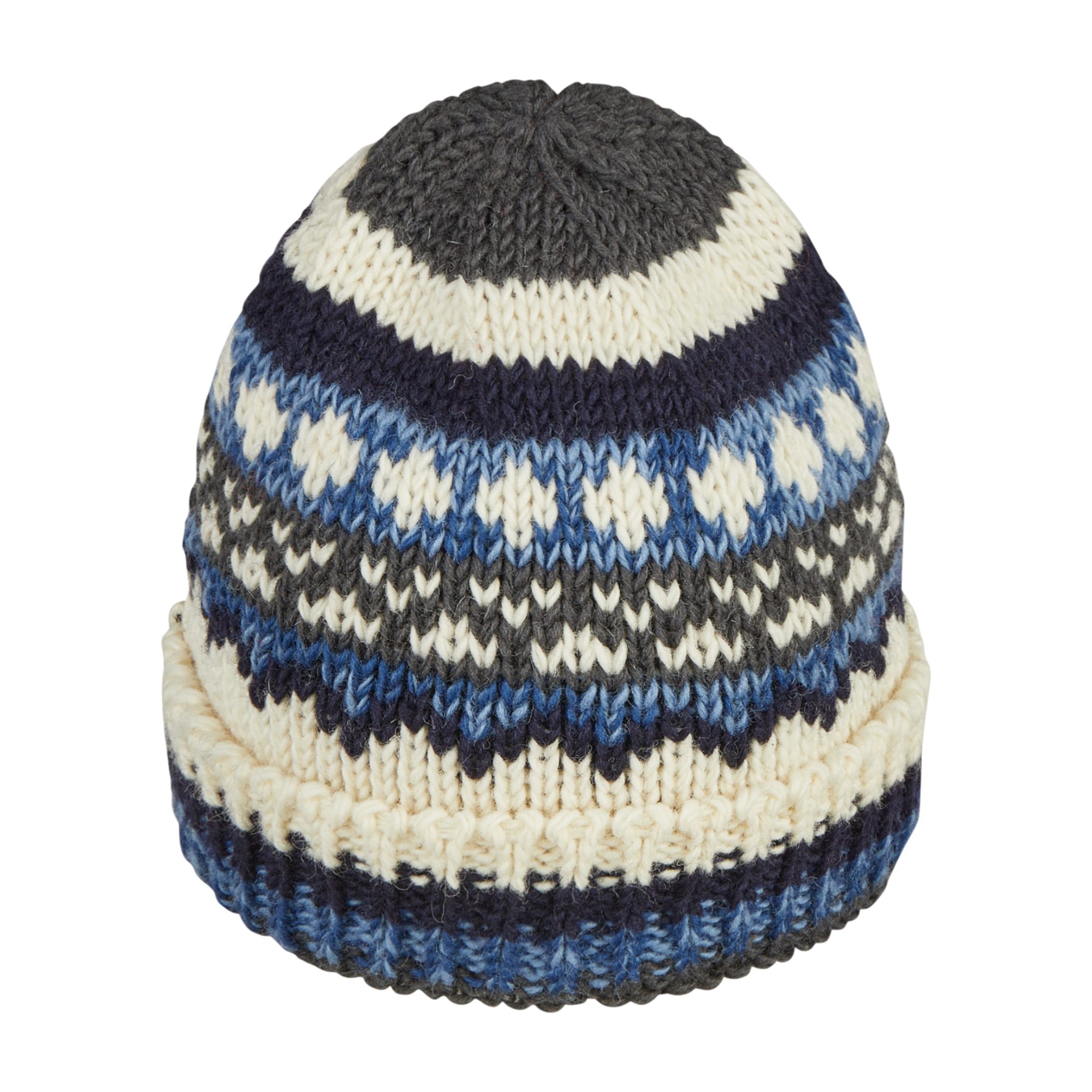 THC Natural Line Strickmütze THC Schafwoll Rollcap 816 (1 Stück, 1-St., 1 Stück) Innenfutter: Fleece