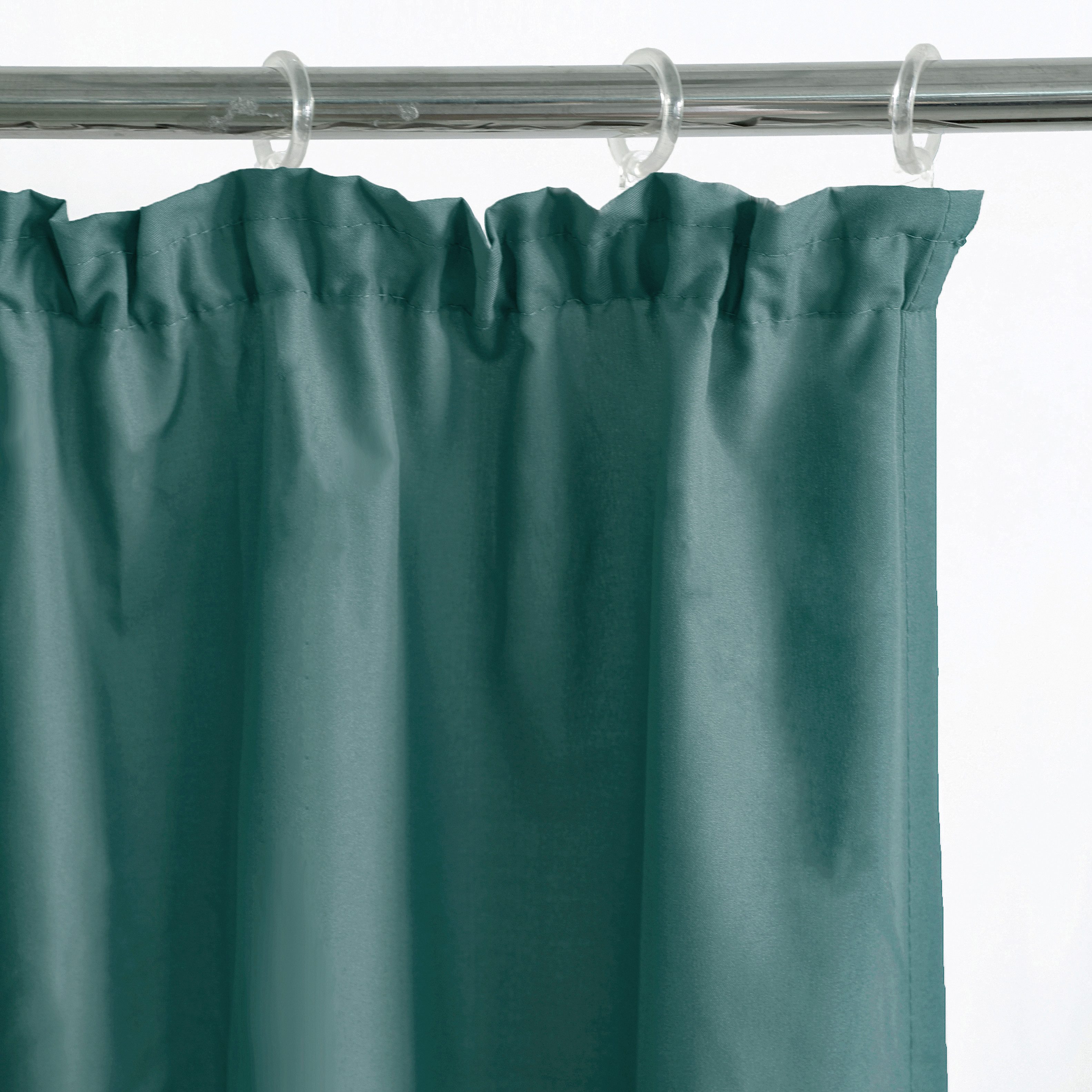 Bruno Banani Vorhang Lagan (2 St), Kräuselband, blickdicht, Polyester, 2-er Set, gewebt, Microfaser, versch. Größen, einfarbig, Bestseller