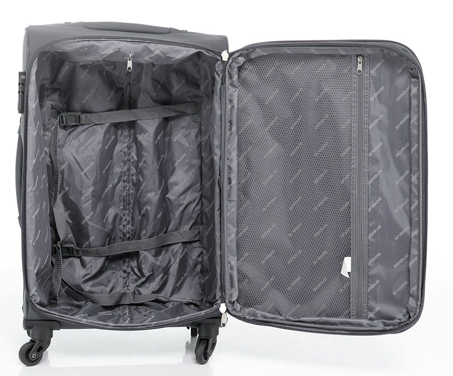 Beibye Weichgepäck-Trolley Set 2-tlg. 64 + 54cm - 4 Rollen - Dehnfalte günstig online kaufen