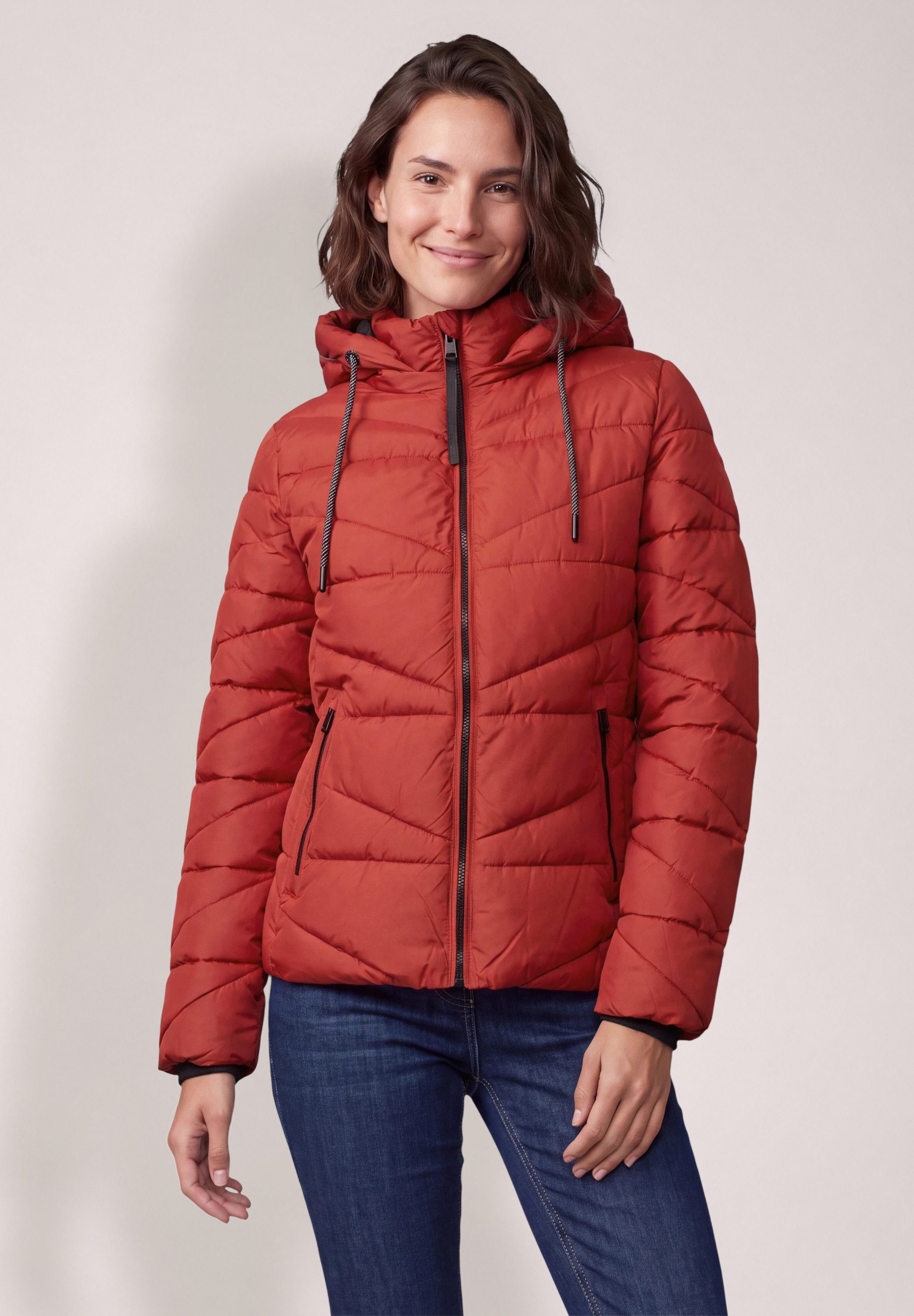 CECIL Steppjacke mit Kapuze