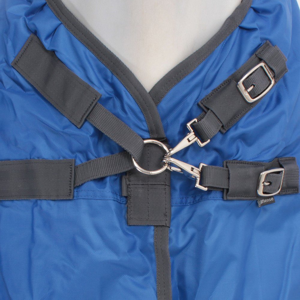 BUSSE Pferde-Regendecke Busse Outdoordecke Windchill 100g - royal (grau)