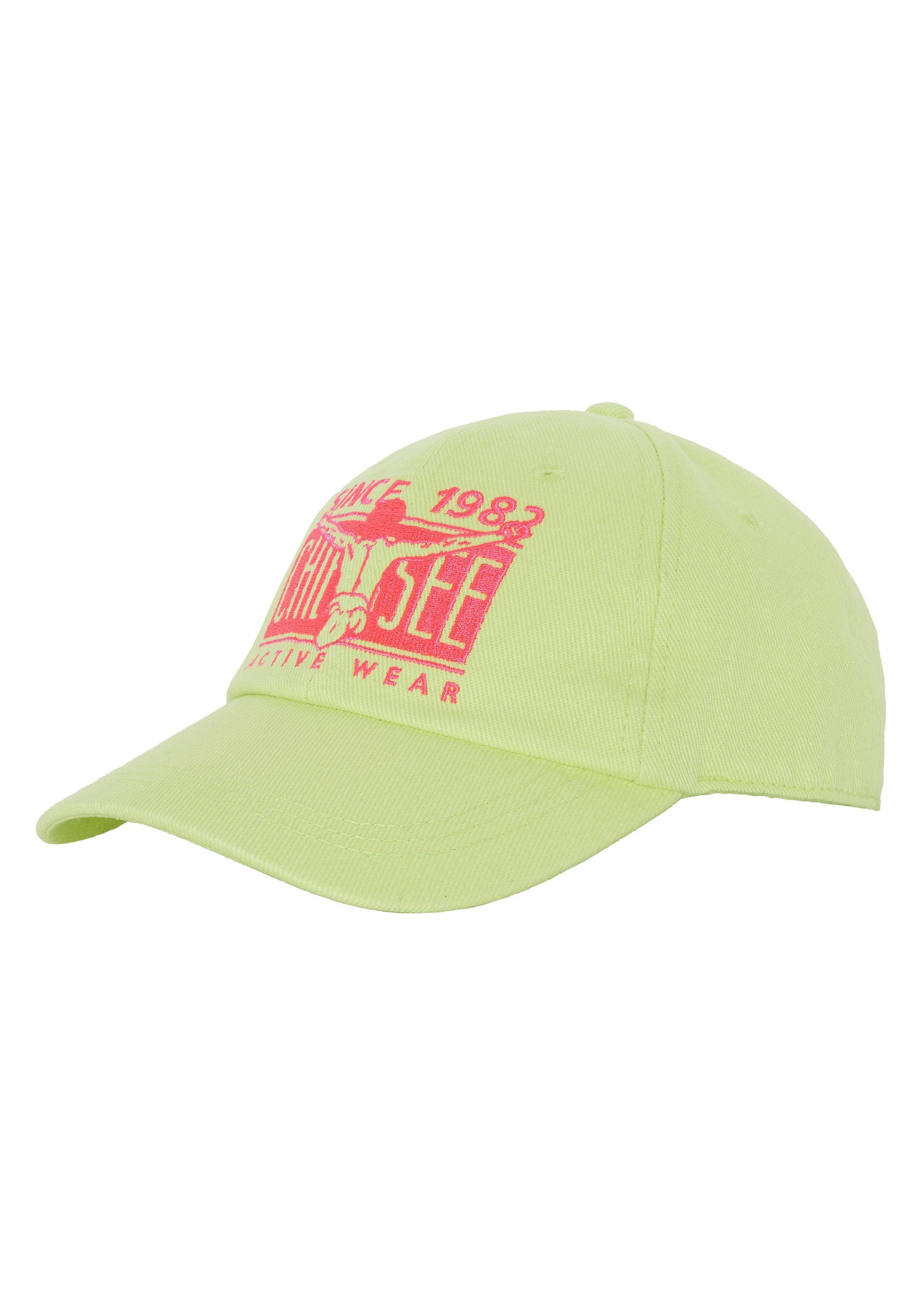 Chiemsee Snapback Cap Unisex Cap aus Baumwolle im Label-Design 1 13-0535 Sharp Green