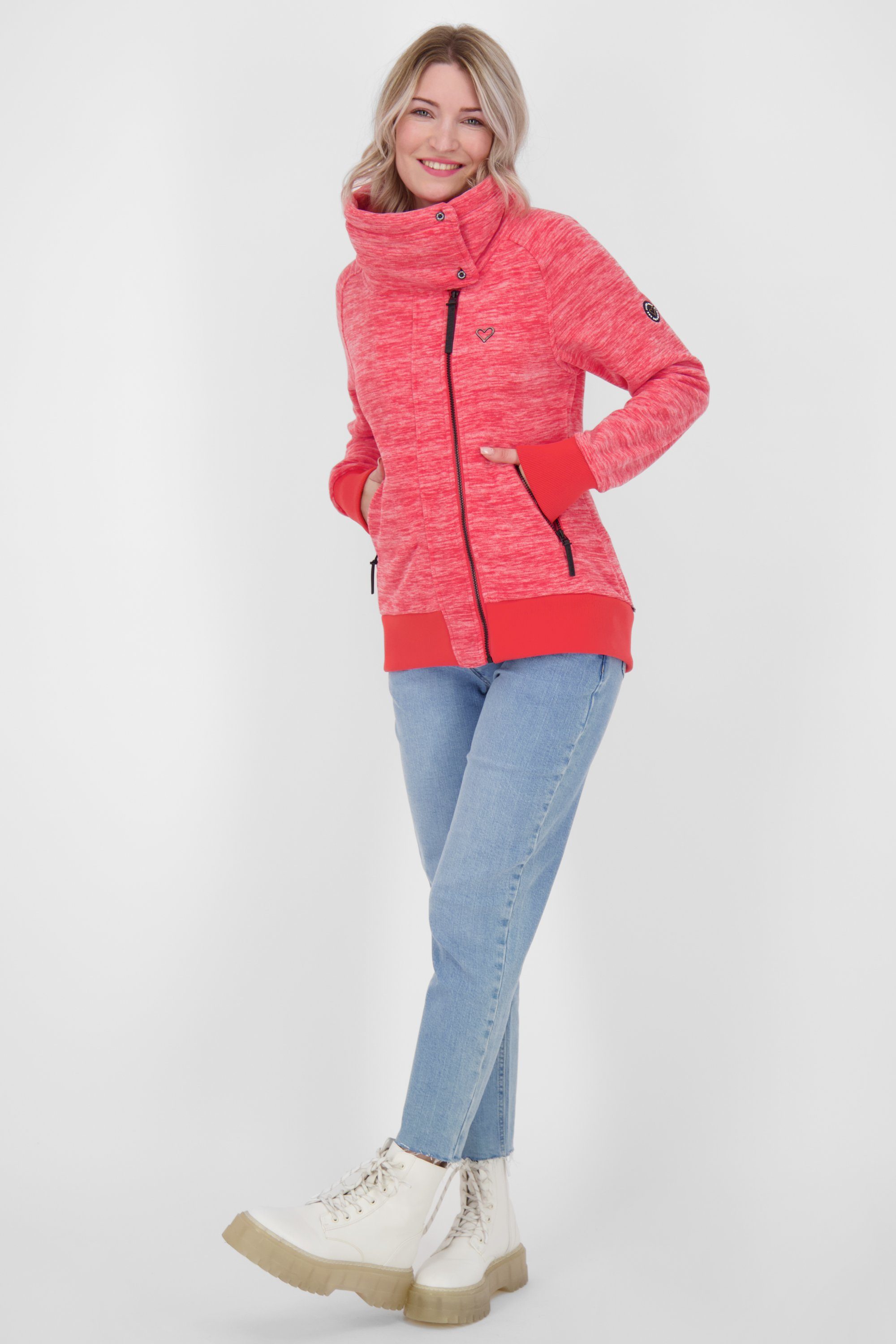 coral Alife F Sweatjacket & melange Kickin Kapuzensweatjacke, MerritAK Kapuzensweatjacke Damen Sweatjacke