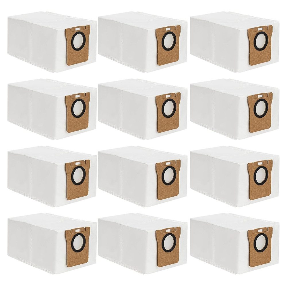TUWENA Staubsaugerbeutel 12 Stück Staubsaugerbeutel für Dreame L10 Ultra/ L20 Ultra, Xiaomi X10, 12 St., Staubbeutel zubehör für L10s Ultra /L20 Ultra, 2.5L Grosse Kapazität