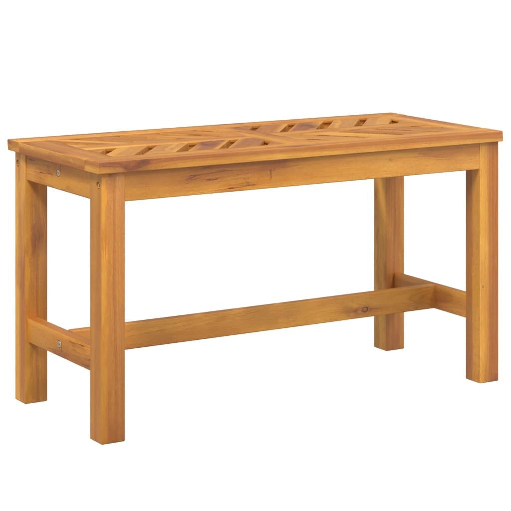 vidaXL Gartenbank Gartenbank 80 cm Massivholz (1-St)