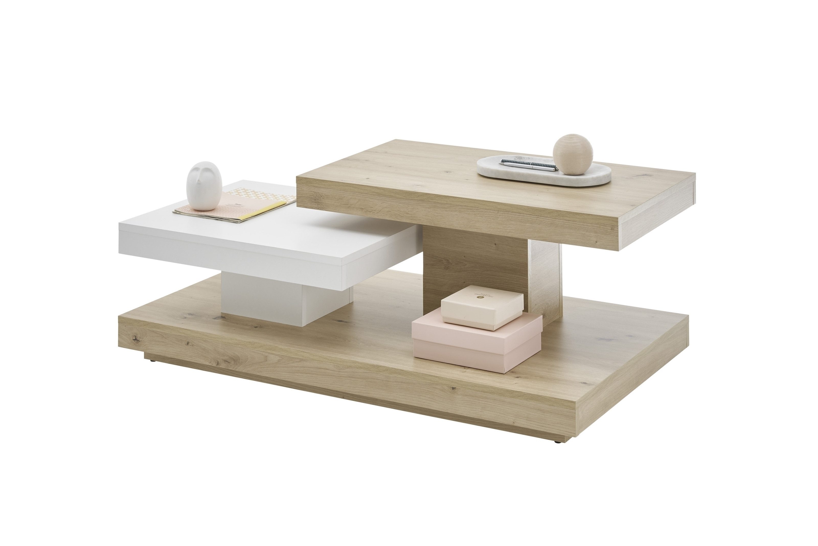 freiraum Couchtisch Rachel, in Artisan Eiche Dekor - 108x41,5x60cm (BxHxT)