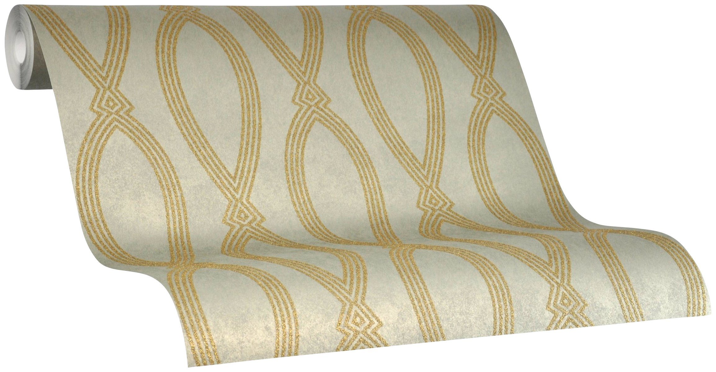 Marburg Vliestapete, ornamental, Ornament, moderne Tapete für Wohnzimmer Schlafzimmer Küche