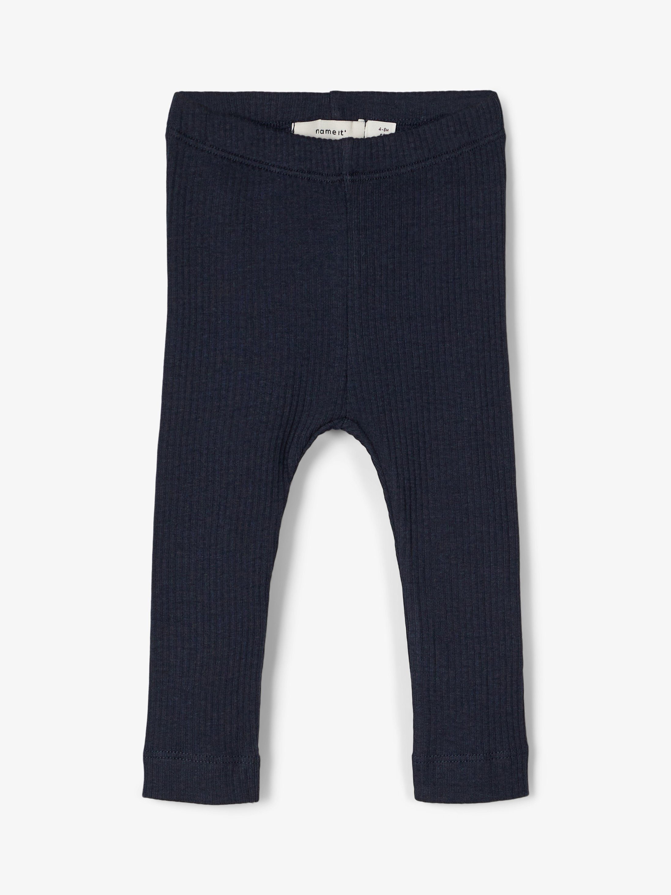 Name It Sweatpants Name It Baby Basic Leggings Bio-Baumwolle in Ripp (1-tlg)