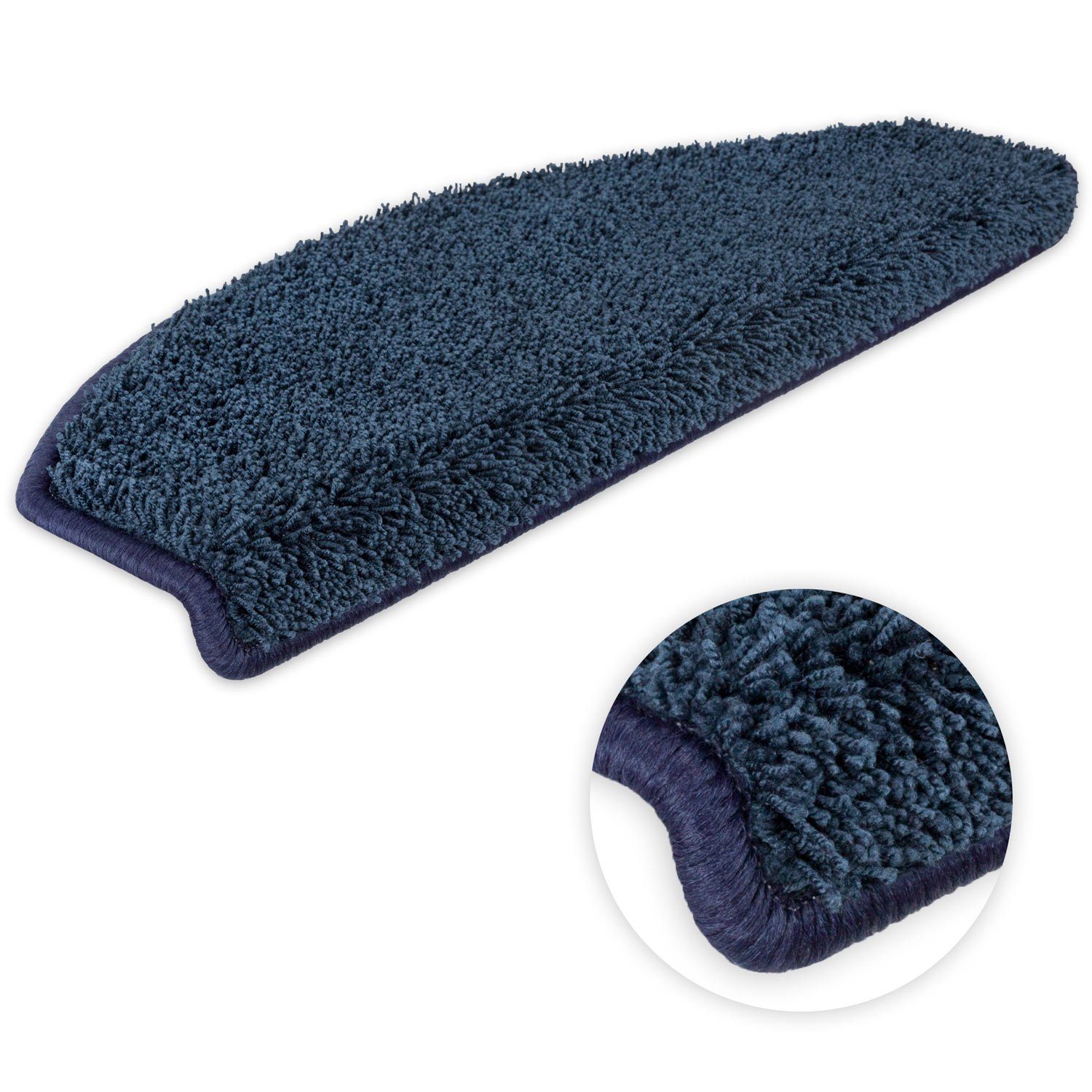 Metzker® Stufenmatte Shaggy Stufenmatten Emphoria Halbrund, günstig online kaufen